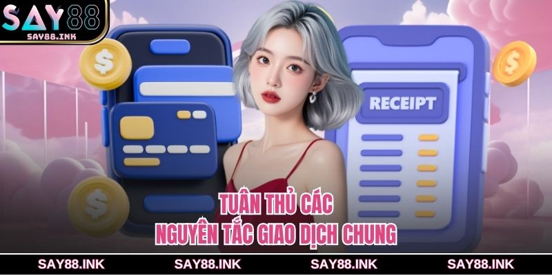 Tuân thủ các nguyên tắc giao dịch chung